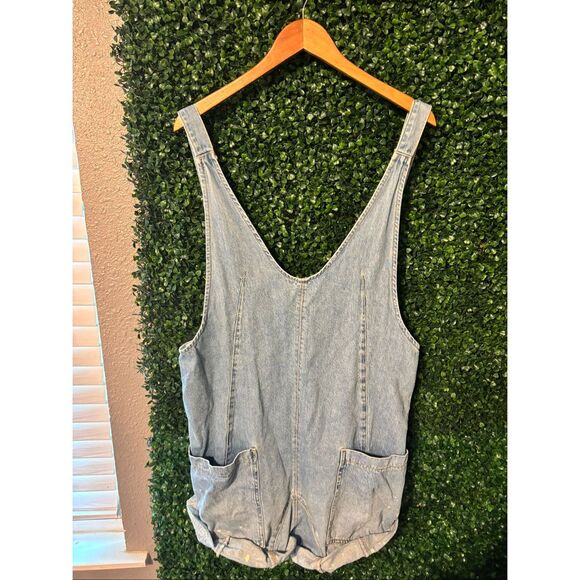 Free People High Roller Shorteralls Sz Medium - Picture 1 of 4